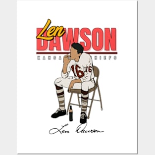 Len Dawson Aesthetic Tribute 〶 Posters and Art